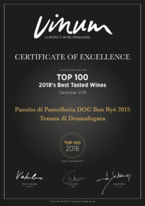 Ben Ryé 2015 – Vinum Top 100 – 2018‘s Best Tasted Wines