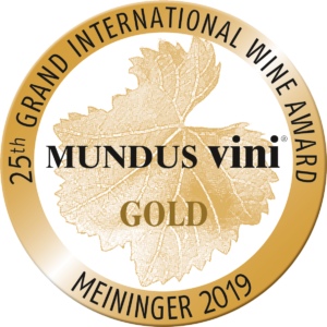 Gold Medaille 25. Mundus Vini Weinpreis